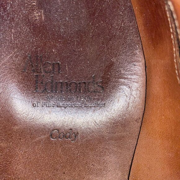 Allen Edmonds Cody Men’s Dress Loafers Size 9.5 D Brown Leather Business Formal main image 10